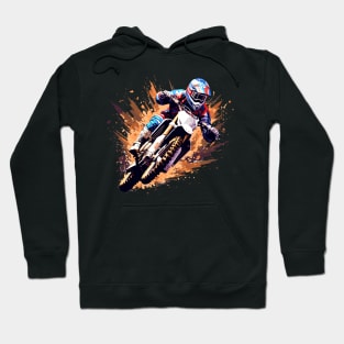 Moto Racing Fast Speed Competition Abstract Hoodie